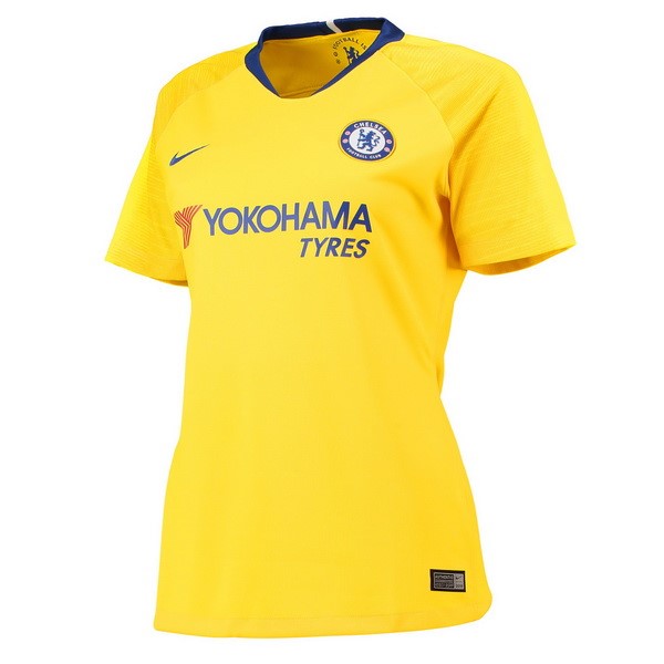 Camiseta Chelsea 2ª Mujer 2018-2019 Amarillo